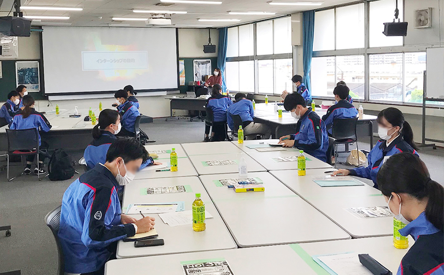 POINT1　インターンシップの様子