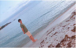 地元・福井県白良浜での写真