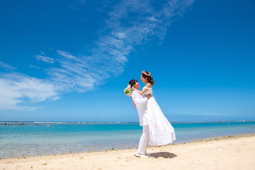 ハワイでのウエディングフォト