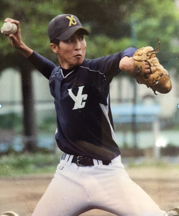 高校球児時代の写真