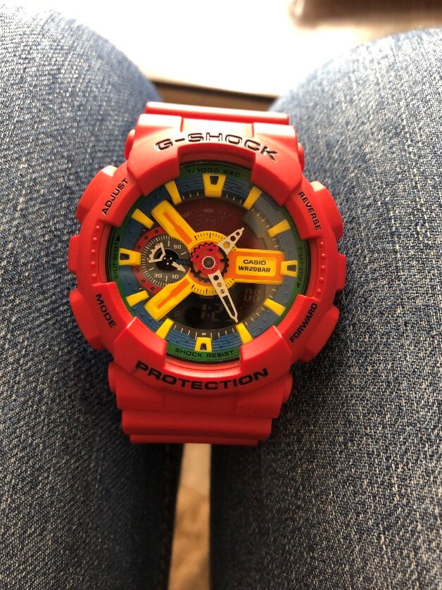 後藤選手からもらった時計(G-SHOCK)