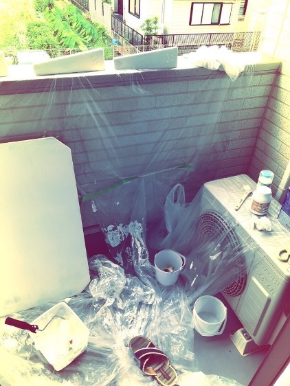 DIY中のマイルームです